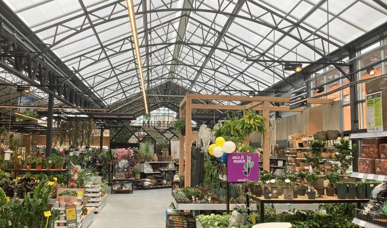 Thermoflor bouwt een bouwmarkt met tuincentrum Mrowka Miedzyrzecz