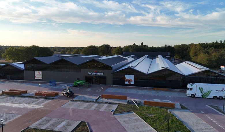 Nieuwbouw tuincentrum Coppelmans Veldhoven door Thermoflor 