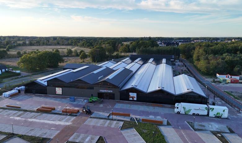 Nieuwbouw tuincentrum Coppelmans Veldhoven door Thermoflor 